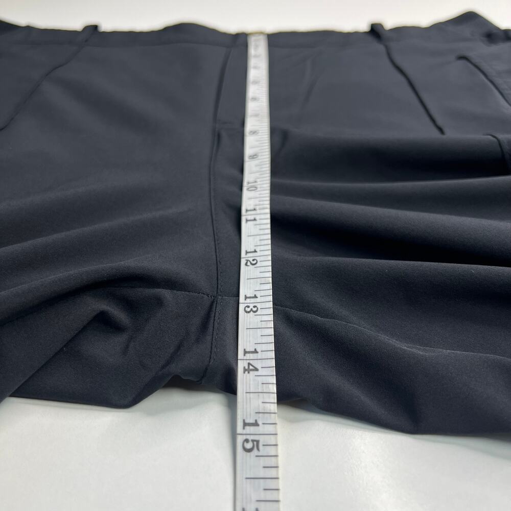 Athleta Women's Cargo Pull-on Black Athletic Pants Straight Let Casual Size 16 - Picture 5 of 9